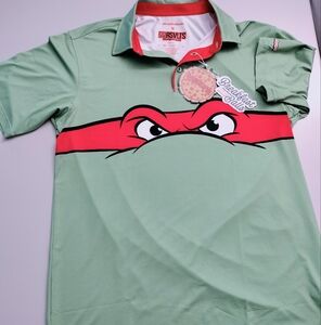 NWT RSVLTS TMNT "RAPHAEL" Polo Shirt Medium Men